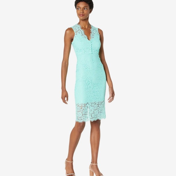 Bardot Dresses & Skirts - Bardot Milana Lace Dress Sleeveless V Neck Size 2 XS